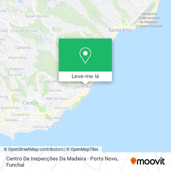 Centro De Inspecções Da Madeira - Porto Novo mapa