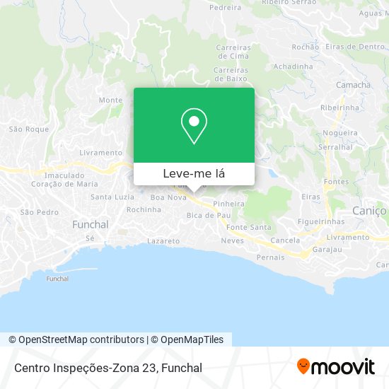 Centro Inspeções-Zona 23 mapa