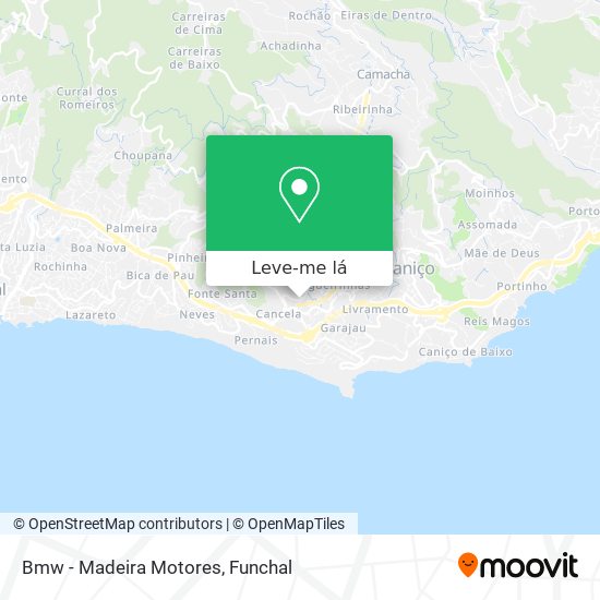Bmw - Madeira Motores mapa