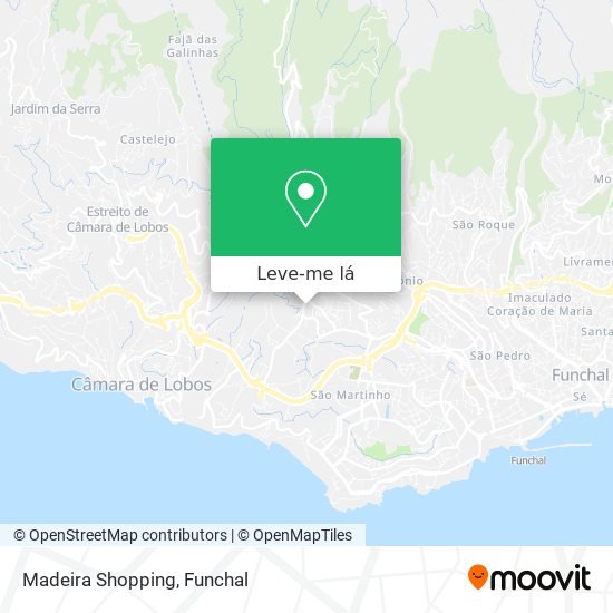 Madeira Shopping mapa
