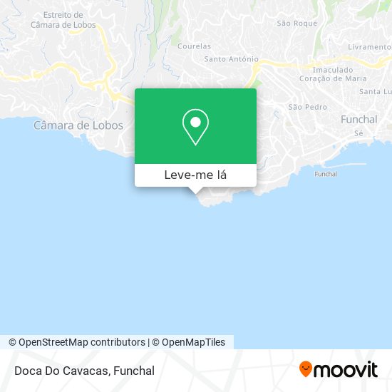 Doca Do Cavacas mapa