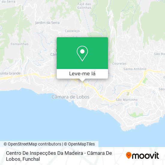 Centro De Inspecções Da Madeira - Câmara De Lobos mapa