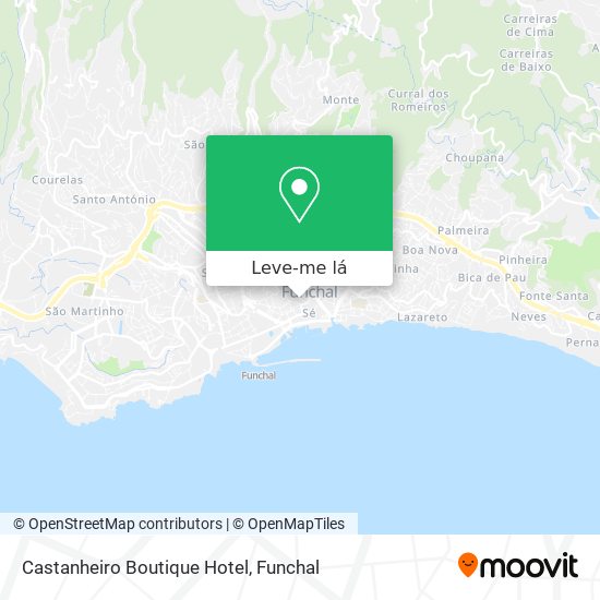 Castanheiro Boutique Hotel mapa