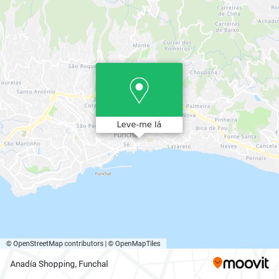 Anadía Shopping mapa