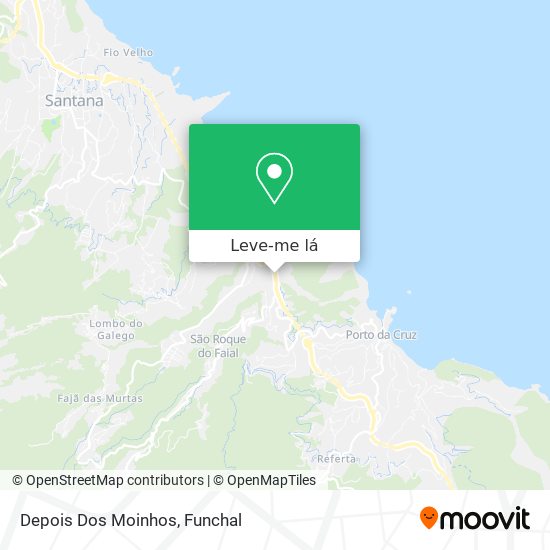 Depois Dos Moinhos mapa