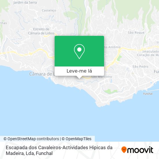 Escapada dos Cavaleiros-Actividades Hipicas da Madeira, Lda mapa