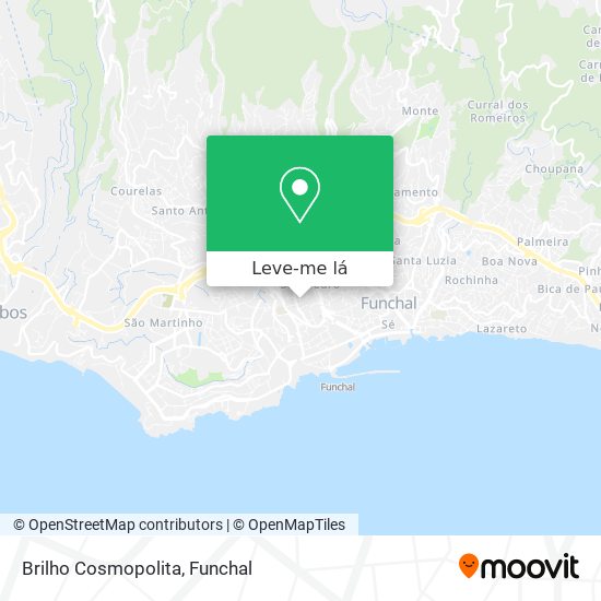 Brilho Cosmopolita mapa