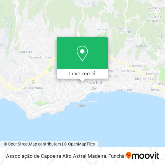 Associação de Capoeira Alto Astral Madeira mapa