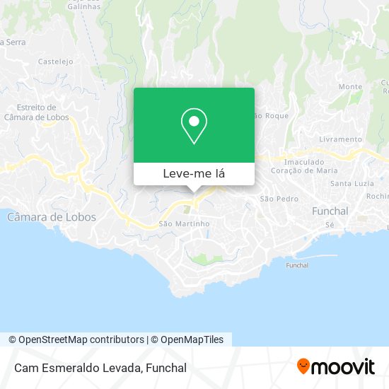 Cam Esmeraldo Levada mapa