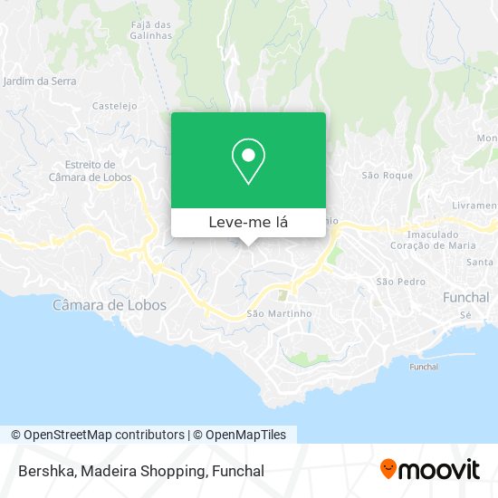 Bershka, Madeira Shopping mapa