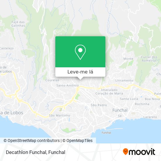 Decathlon Funchal mapa