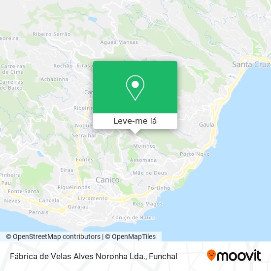 Fábrica de Velas Alves Noronha Lda. mapa