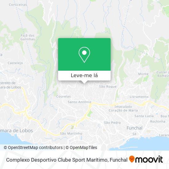 Complexo Desportivo Clube Sport Marítimo mapa