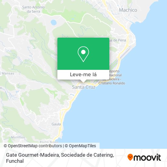 Gate Gourmet-Madeira, Sociedade de Catering mapa