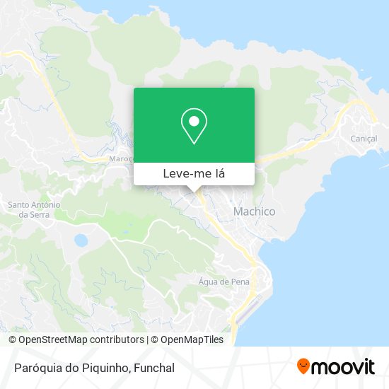 Paróquia do Piquinho mapa