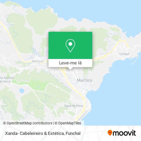 Xanda- Cabeleireiro & Estética mapa