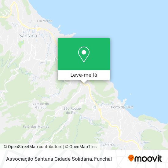 Associação Santana Cidade Solidária mapa