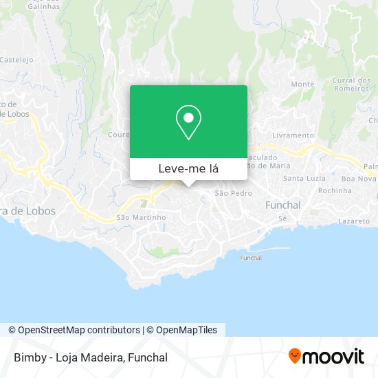 Bimby - Loja Madeira mapa