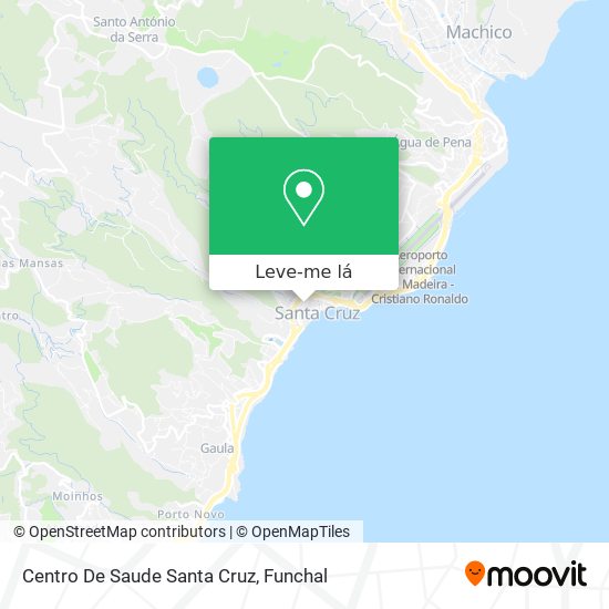 Centro De Saude Santa Cruz mapa