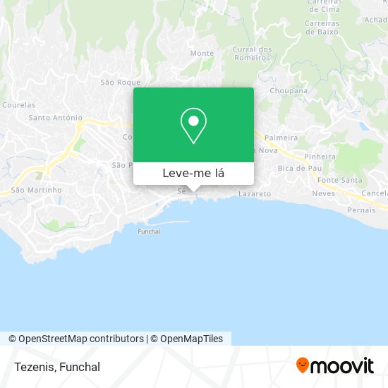 Tezenis mapa