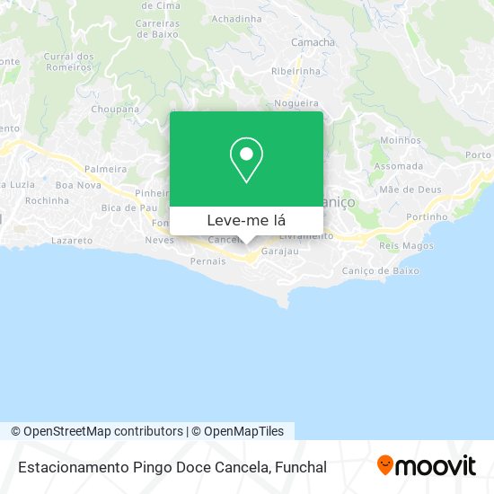 Estacionamento Pingo Doce Cancela mapa