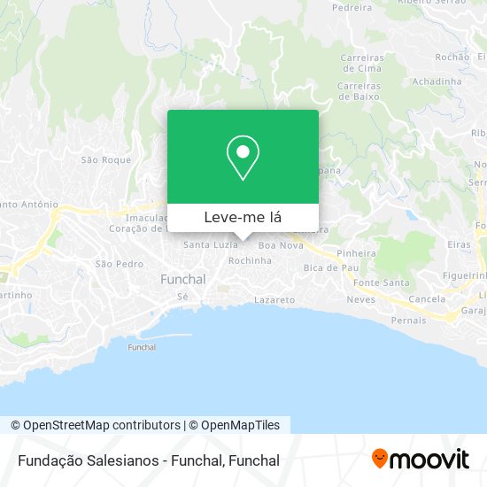 Fundação Salesianos - Funchal mapa