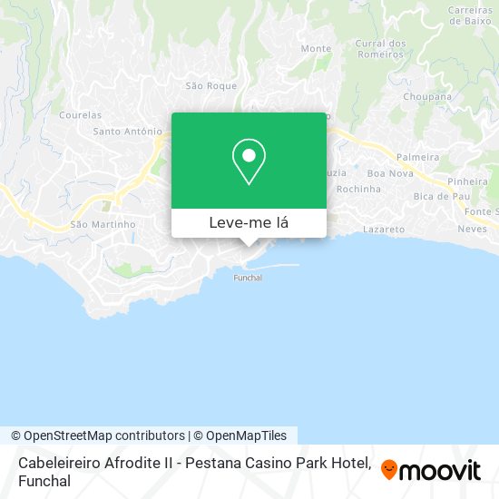 Cabeleireiro Afrodite II - Pestana Casino Park Hotel mapa