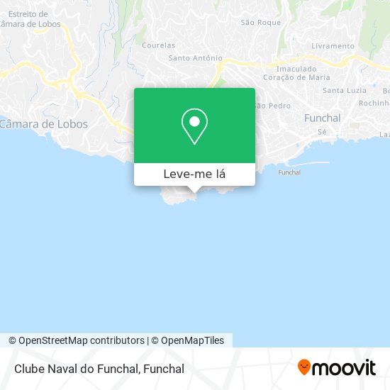 Clube Naval do Funchal mapa