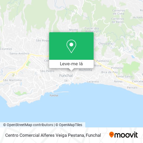 Centro Comercial Alferes Veiga Pestana mapa
