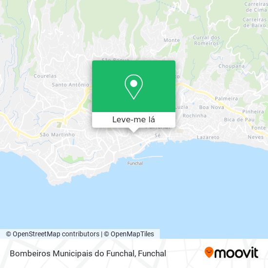 Bombeiros Municipais do Funchal mapa