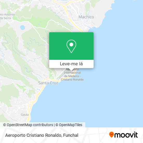 Aeroporto Cristiano Ronaldo mapa