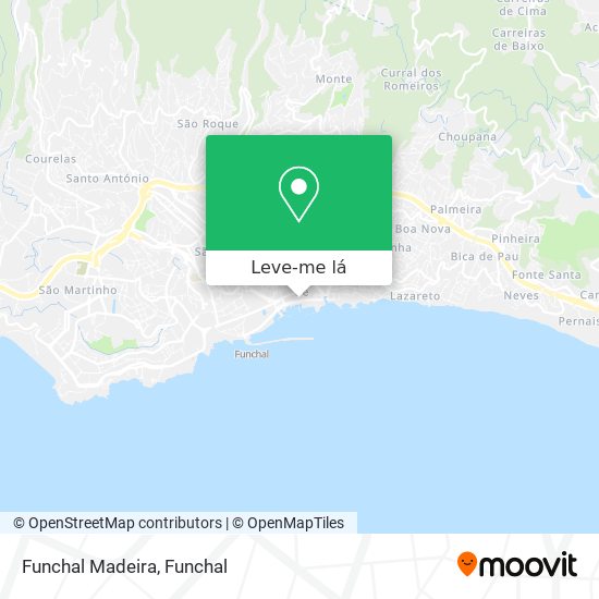 Funchal Madeira mapa