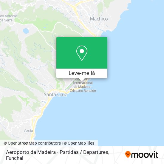 Aeroporto da Madeira - Partidas / Departures mapa