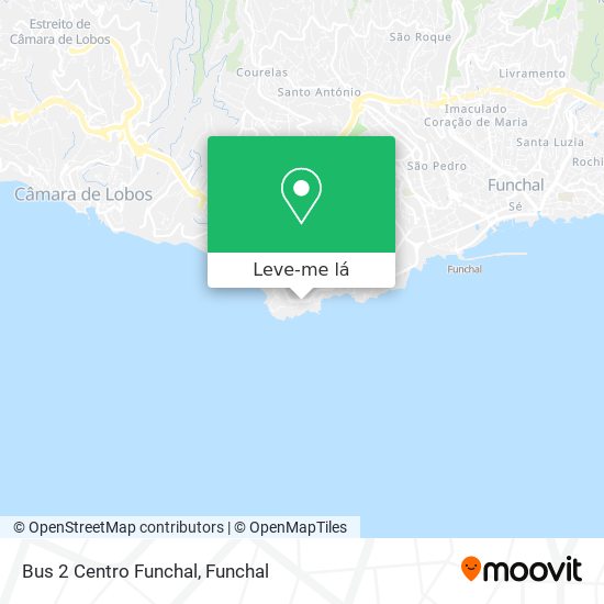 Bus 2 Centro Funchal mapa