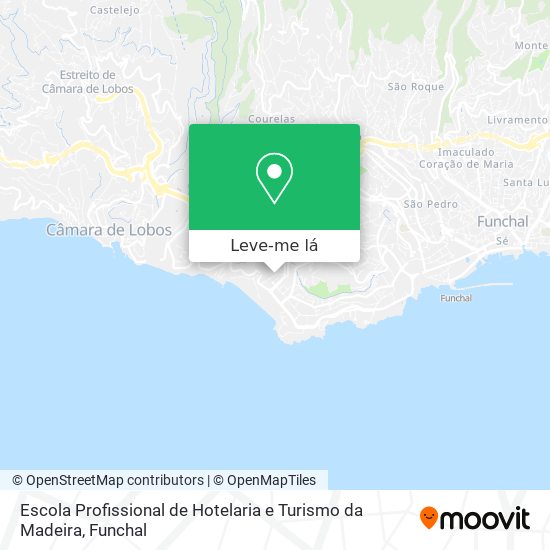 Escola Profissional de Hotelaria e Turismo da Madeira mapa