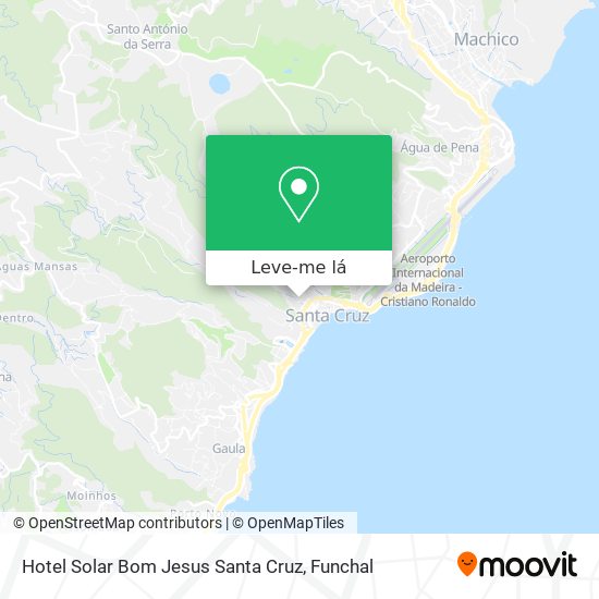 Hotel Solar Bom Jesus Santa Cruz mapa