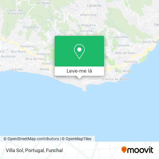 Villa Sol, Portugal mapa