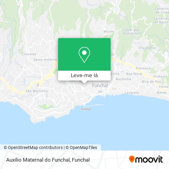 Auxílio Maternal do Funchal mapa