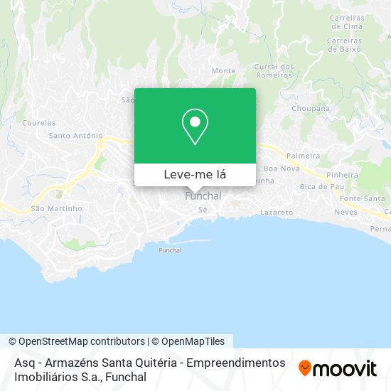 Asq - Armazéns Santa Quitéria - Empreendimentos Imobiliários S.a. mapa