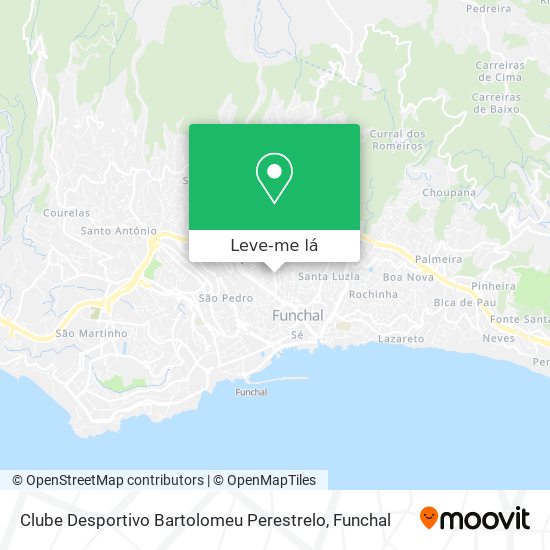 Clube Desportivo Bartolomeu Perestrelo mapa