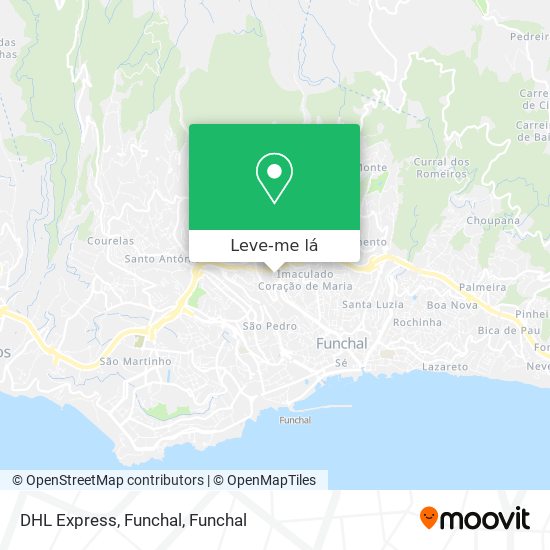 DHL Express, Funchal mapa