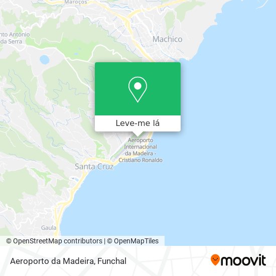 Aeroporto da Madeira mapa