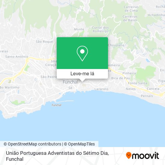 União Portuguesa Adventistas do Sétimo Dia mapa