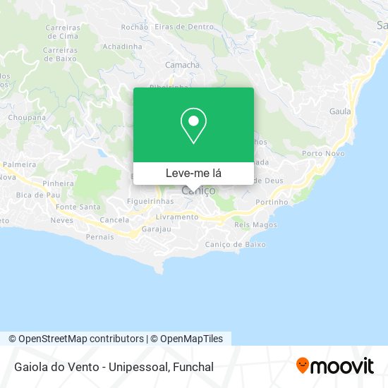 Gaiola do Vento - Unipessoal mapa