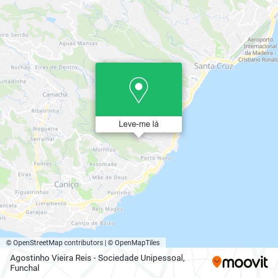 Agostinho Vieira Reis - Sociedade Unipessoal mapa