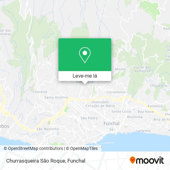 Churrasqueira São Roque mapa