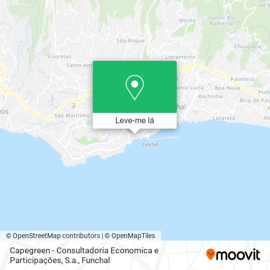 Capegreen - Consultadoria Economica e Participações, S.a. mapa