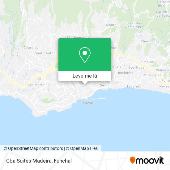 Cba Suites Madeira mapa