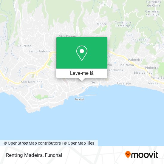 Renting Madeira mapa