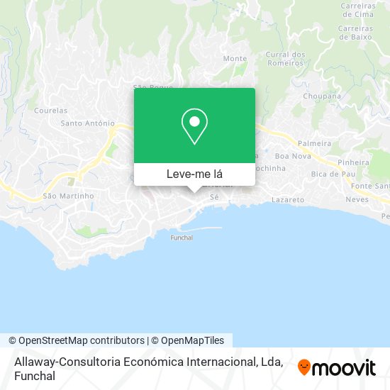 Allaway-Consultoria Económica Internacional, Lda mapa
